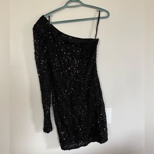 Black Sequence Dress